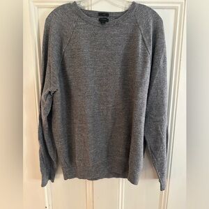 J. Crew Men's Charcoal Crewneck Sweater